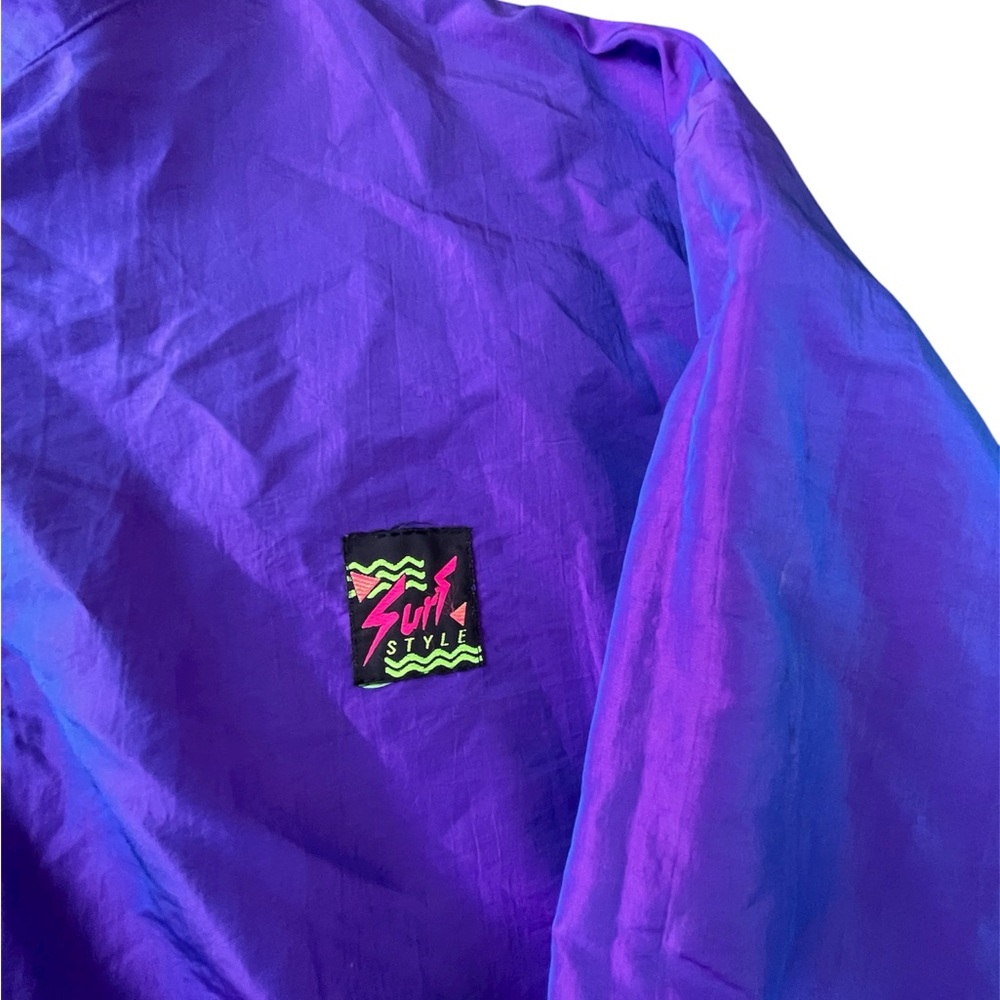 Vintage Surf Style Vivid Purple Jacket
